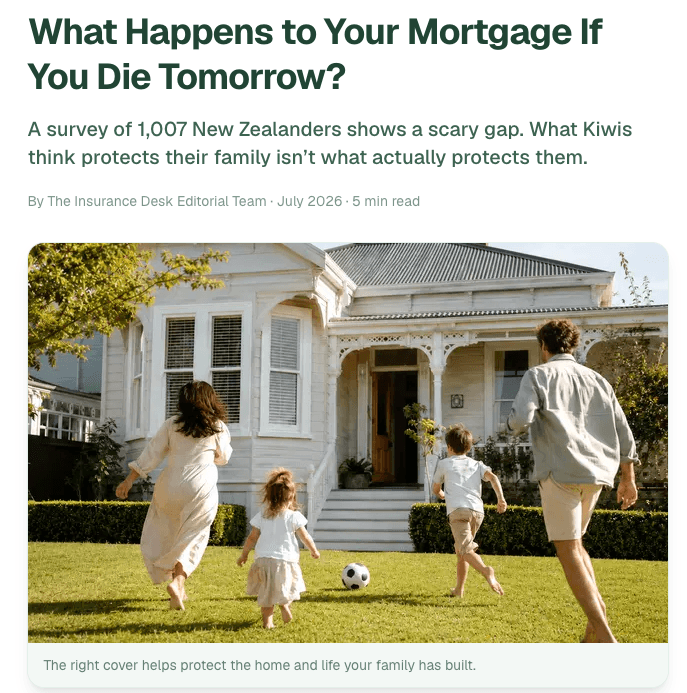 Educational article: What happens to your mortgage if you die tomorrow?